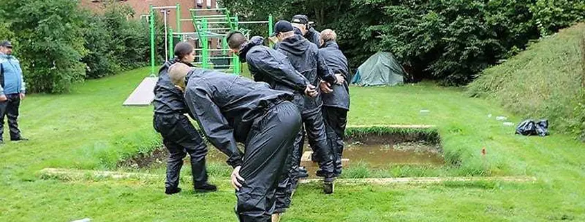 Indvielse af teambuildingbane